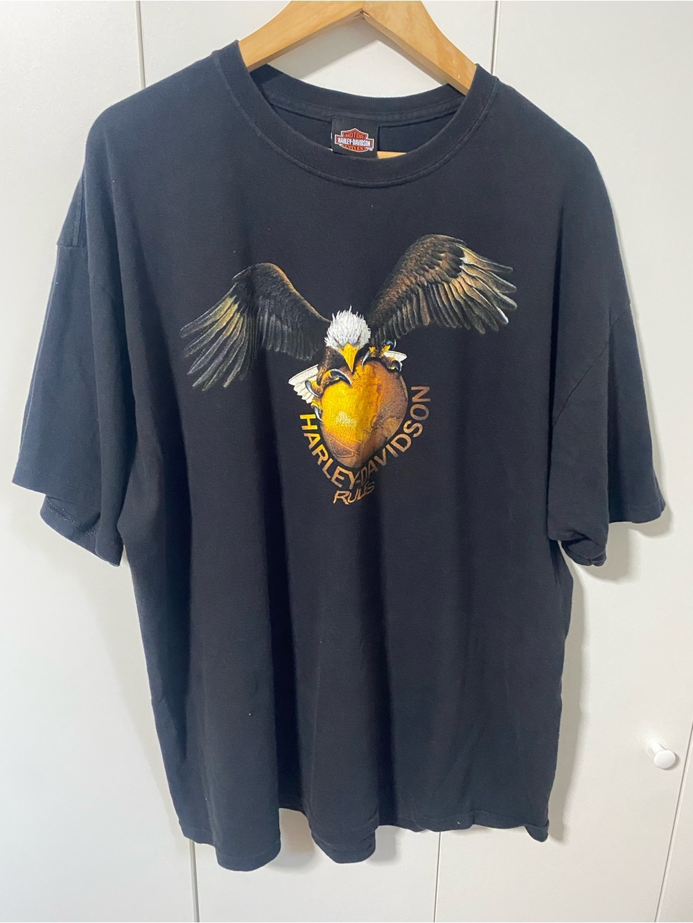 Harley-Davidson NYC Black Eagle Graphic T-Shirt Size XL